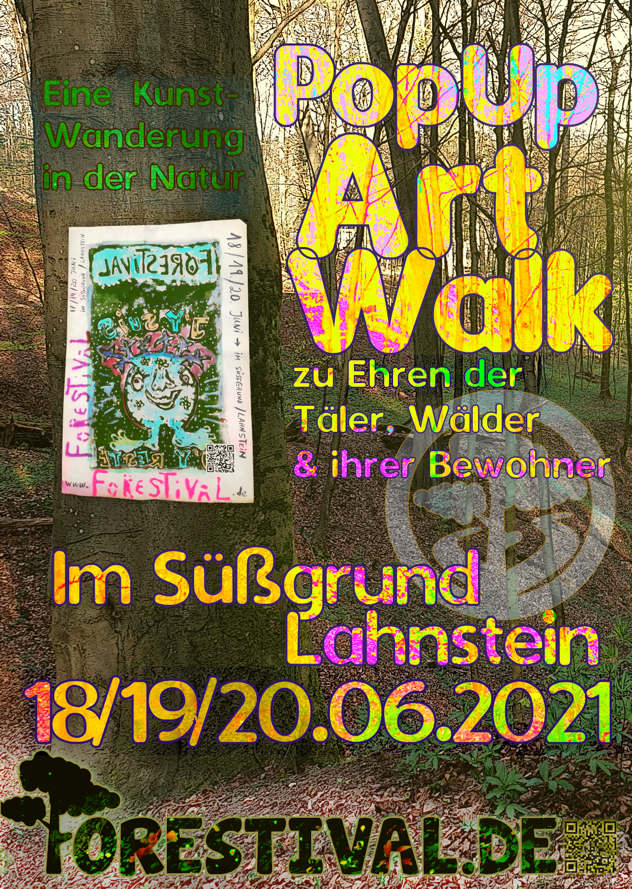 Forestival -ArtWalk 2021- in Lahnstein im Süßgrund